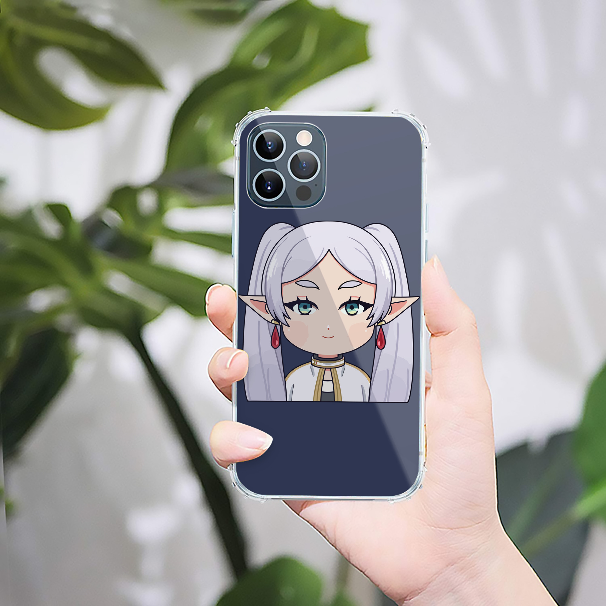（画像用） 葬送のフリーレン Frieren 【iPhone 12シリーズ対応】透明スマホケース（クリアソフトケース）